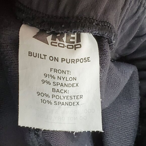 REI Co-Op Mens XXL Dark Gray Black Lightweight Athletic Trail Running Pants - Picture 4 of 9